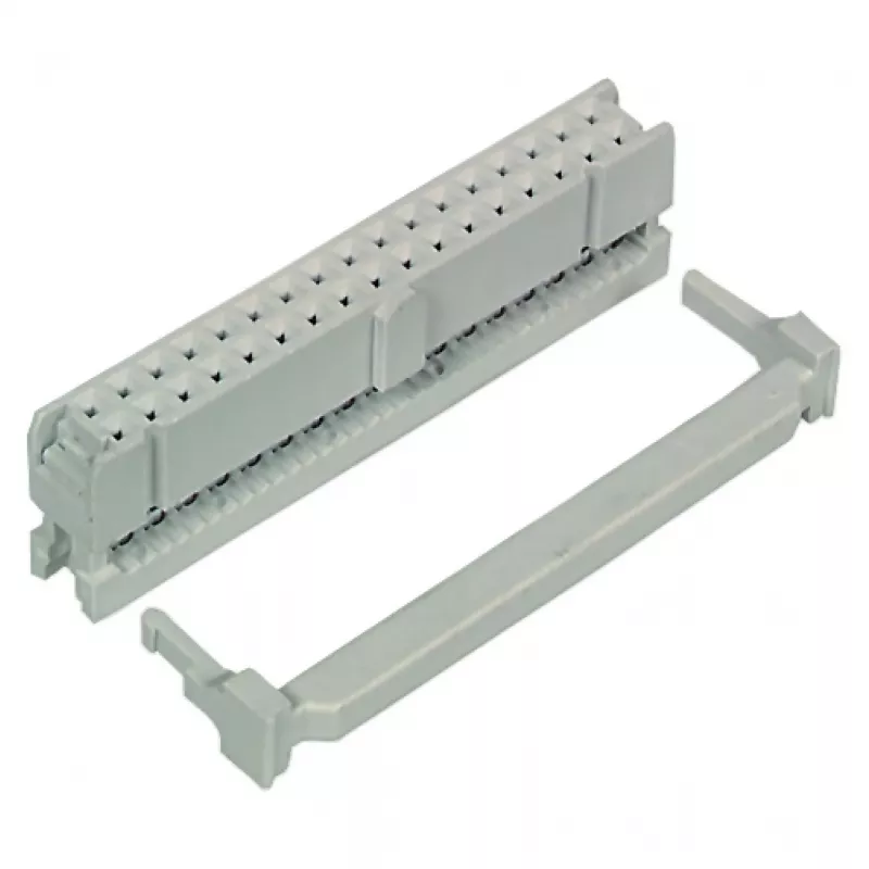 EFB 34-Pin Shrouded Box Header, 2.54mm Pitch, Straight, Γκρι