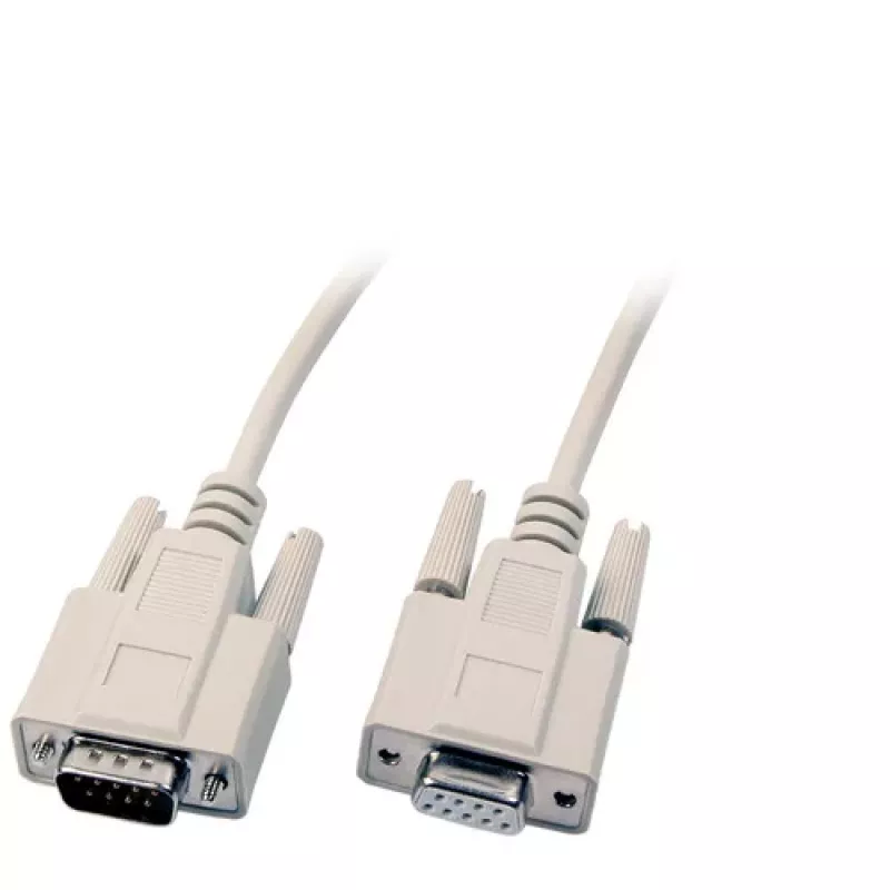 EFB Elektronik Σειριακό καλώδιο επέκτασης DB-9 (M) σε DB-9 (W) 10m Μπεζ