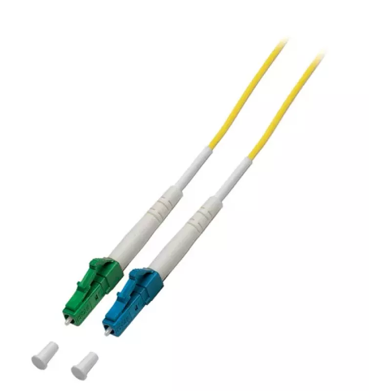 EFB Elektronik Καλώδιο patch οπτικής ίνας LC-LC Μονότροπο OS2 Duplex 1 m Κίτρινο LSZH