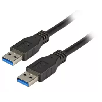 EFB Elektronik Premium καλώδιο USB 3.0, βύσμα USB-A αρσενικό σε βύσμα USB-A αρσενικό, 3 m, μαύρο