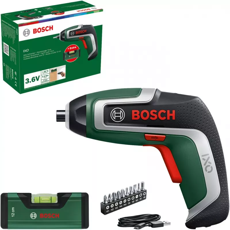 Bosch IXO 7 Level Set μπαταρία κατσαβίδι 2,0 Ah (06039E0008)