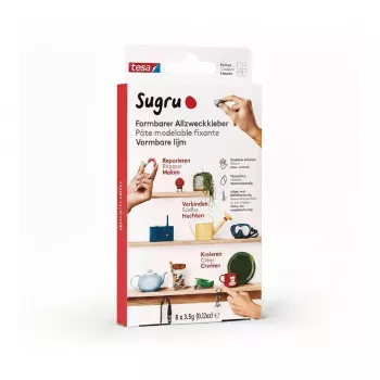 TESA Sugru εύπλαστη κόλλα γενικής χρήσης συσκευασία 8 τεμ. πολύχρωμη