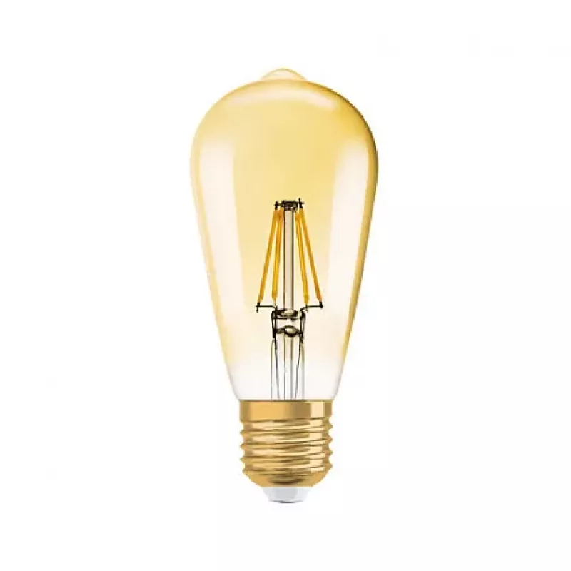 OSRAM LED λάμπα 6,5W 725lm 2400K E27 dimmable Filament χρυσό