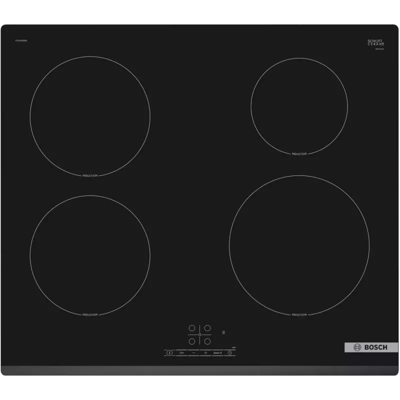 Bosch PUE63RBB5E επαγωγική εστία 4 ζωνών TouchSelect μαύρη