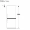 Bosch KGN362WCF Ελεύθερη ψυγειοκαταψύκτη, λευκό, 308L, NoFrost, VitaFresh