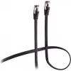 Flexline Patchkabel CAT 8.1 U/FTP PIMF, επίπεδο, εξαιρετικά εύκαμπτο, μαύρο, 1,5 m