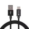 4SMARTS Καλώδιο USB-A σε USB-C RapidCord 2A, 2m, Μαύρο