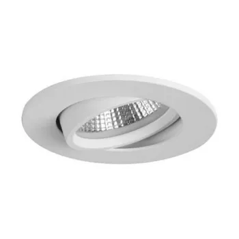 BRUMBERG INDIWO LED Σποτ Εντοιχισμού Στρογγυλό Λευκό 6W 3000K 350mA Περιστρεφόμενο
