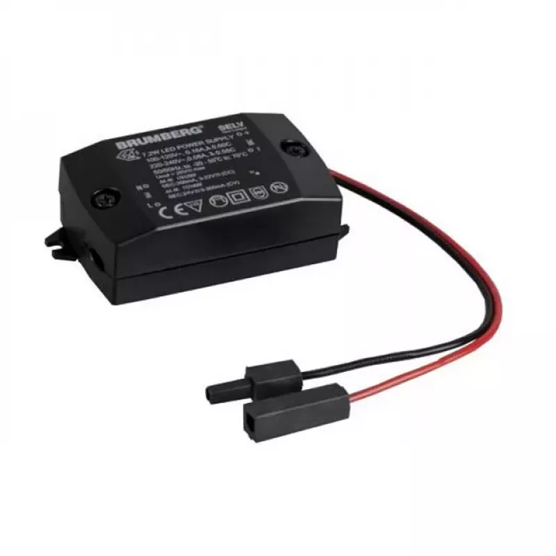Brumberg 17662000 LED Driver Σταθερού Ρεύματος 7,2W 350mA 230V Μαύρο