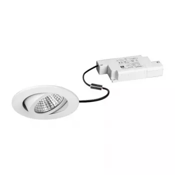 Brumberg 39353073 DAMITA LED Σποτ Οροφής Στρογγυλό Λευκό 6W 230V IP65 Περιστρεφόμενο Ρυθμιζόμενο με Αποκοπή Φάσης 3000K Θερμό Λευκό
