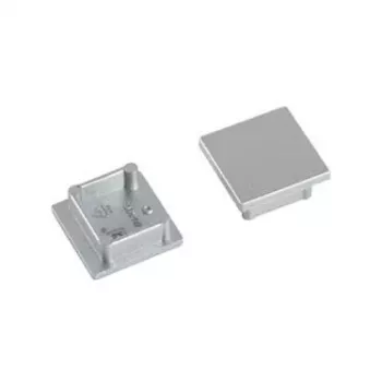 Brumberg 53039260 Σετ Ακροδεκτών για Προφίλ LED QUALITYFLEX, Ασημί, Πλαστικό
