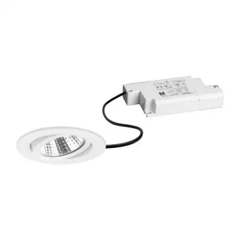 Brumberg 39363173 BB03 Στρογγυλό LED Σποτ Εντοιχισμού Λευκό 6W 230V Ρυθμιζόμενο με Αποκοπή Φάσης Περιστρεφόμενο