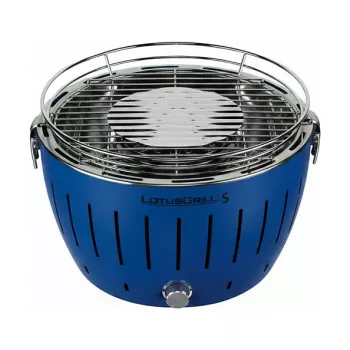 LotusGrill G280 U Μπλε φορητή ψησταριά κάρβουνου με τεχνολογία χωρίς καπνό