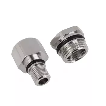 Aqua Computer Σετ προσαρμογέα Straight Eheim 1046 σε G1/4 inch θηλυκό σπείρωμα - Ασημί