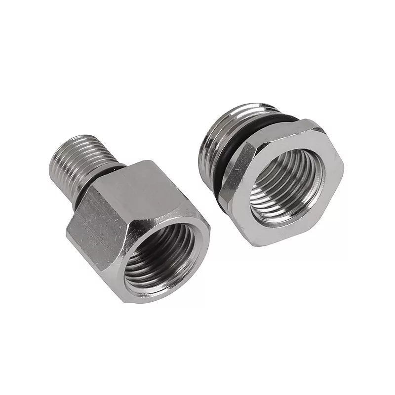 Aqua Computer Σετ προσαρμογέα Straight Eheim 1046 σε G1/4 inch θηλυκό σπείρωμα - Ασημί