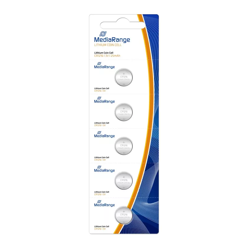 MEDIARANGE MRBAT133 CR1216 3V Μπαταρία Λιθίου (συσκευασία 5 τεμ.)