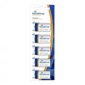 MEDIARANGE MRBAT150 CR123A 3V Μπαταρία Λιθίου συσκευασία 5 τεμ.