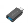 MEDIARANGE MRCS216 Προσαρμογέας USB-A σε USB-C, Μαύρο, 5 Gbit/s