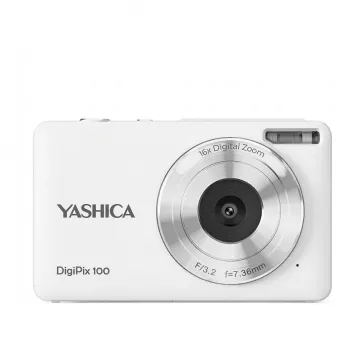 Yashica DigiPix 100 λευκή ψηφιακή φωτογραφική μηχανή