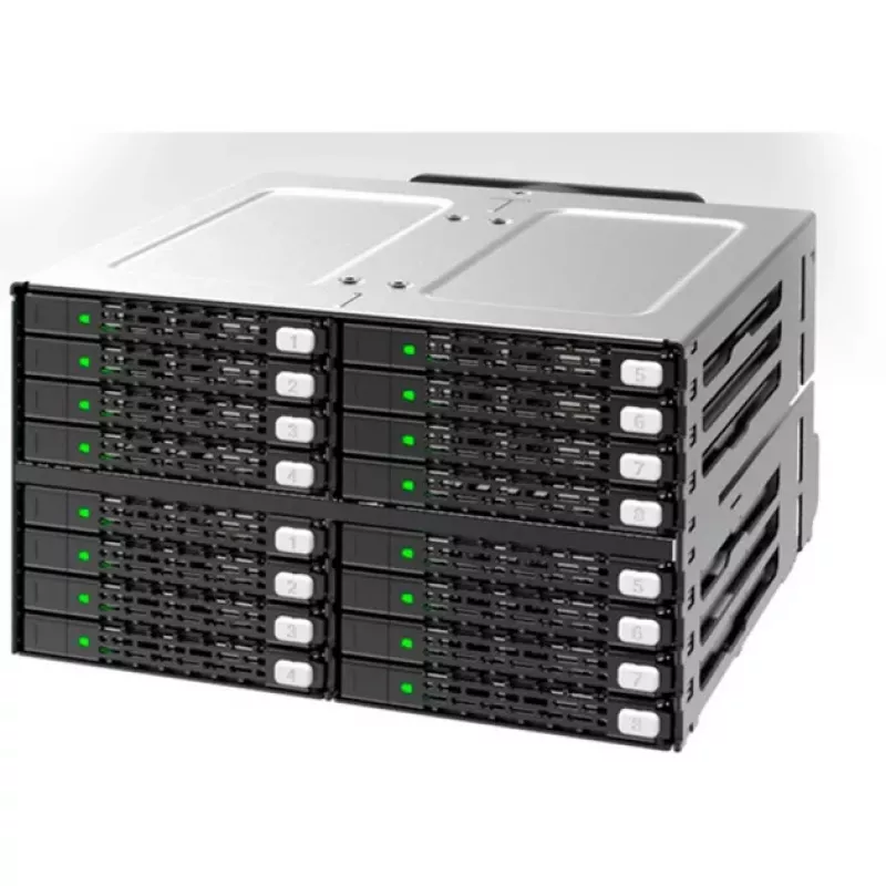 ICY DOCK ToughArmor MB516SP-B 16-Bay 2,5 ιντσών SAS/SATA SSD/HDD Backplane Module για 2x 5,25 ιντσών θήκες