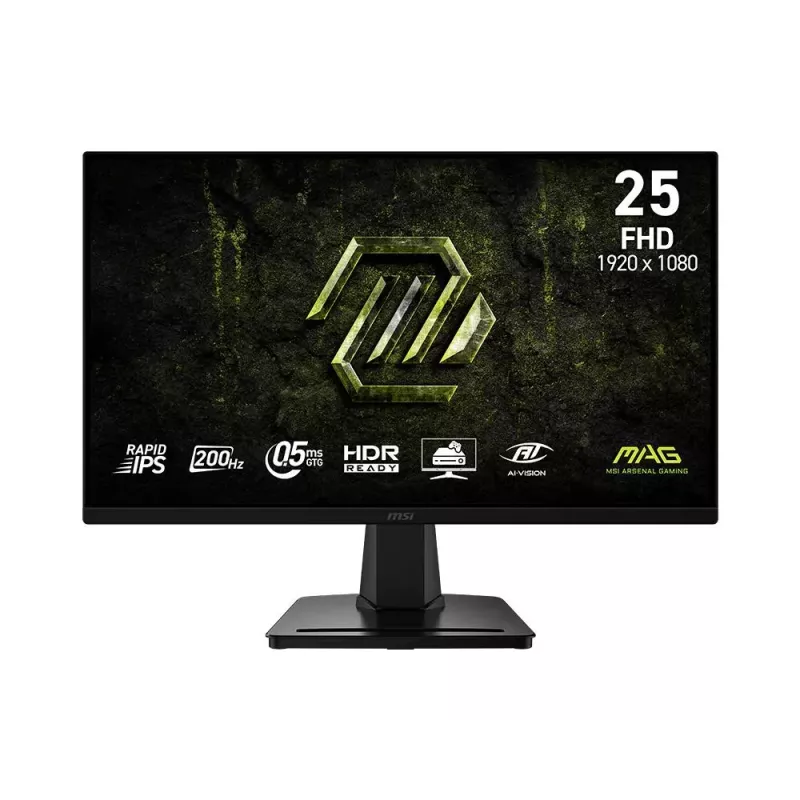 MSI MAG 256F E2 24.5 ιντσών Full HD Rapid IPS οθόνη gaming - 180Hz, 1ms, FreeSync Premium