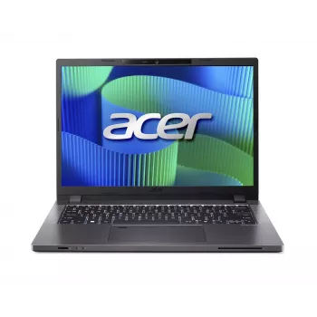 Acer TravelMate TMP214-55-G2-TCO-58UX 14 ιντσών WUXGA Intel Core 5 120U 16 GB RAM 512 GB SSD Intel Iris Xe Graphics Windows 11 Pro γκρι αγγλικό πληκτρολόγιο με οπίσθιο φωτισμό