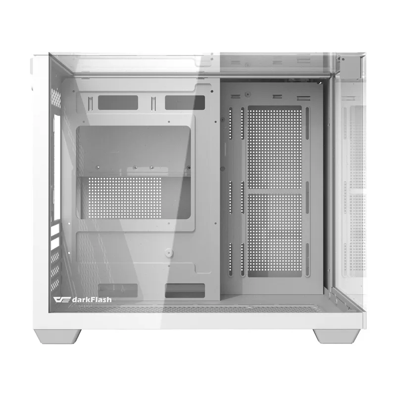 DARKFLASH TH285M λευκό κουτί υπολογιστή Mid-Tower με γυαλί ασφαλείας