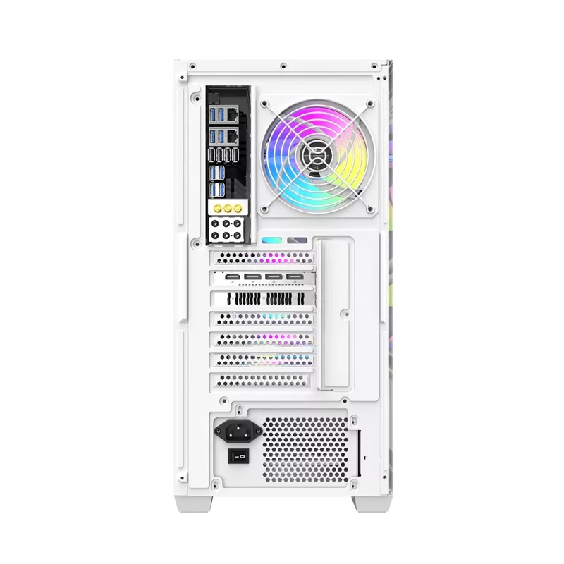 DarkFlash DS900WD Mid-Tower κουτί υπολογιστή Λευκό