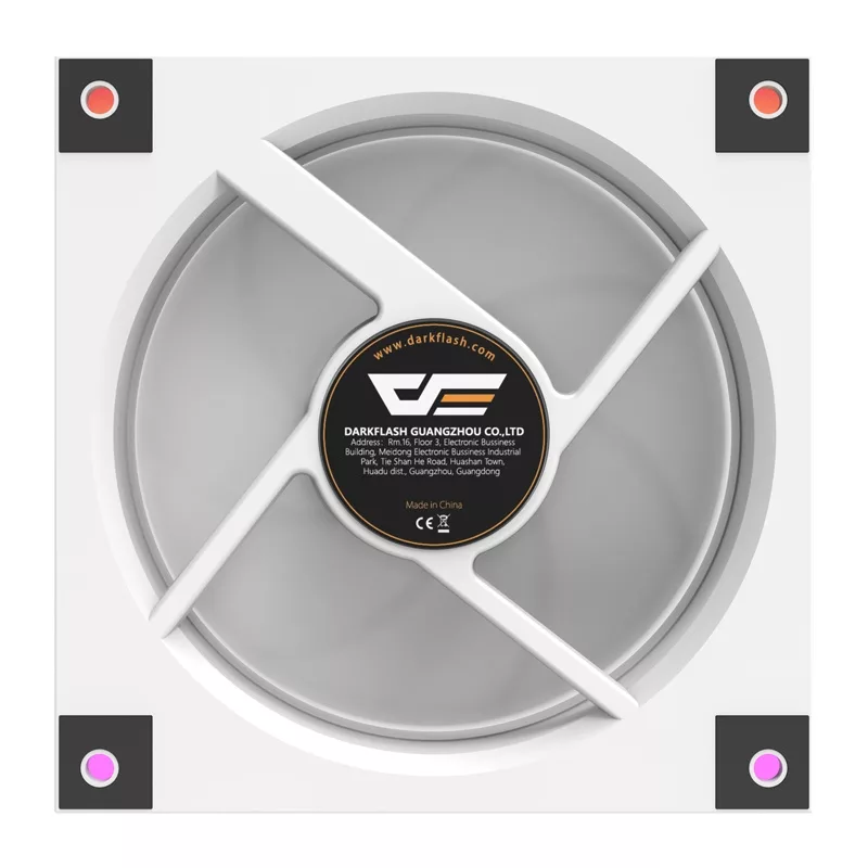 DarkFlash DM20 LINE ανεμιστήρας κουτιού (Λευκό) 120mm PWM ARGB