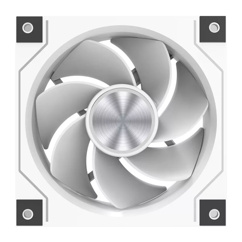 DarkFlash DM20 LINE ανεμιστήρας κουτιού (Λευκό) 120mm PWM ARGB