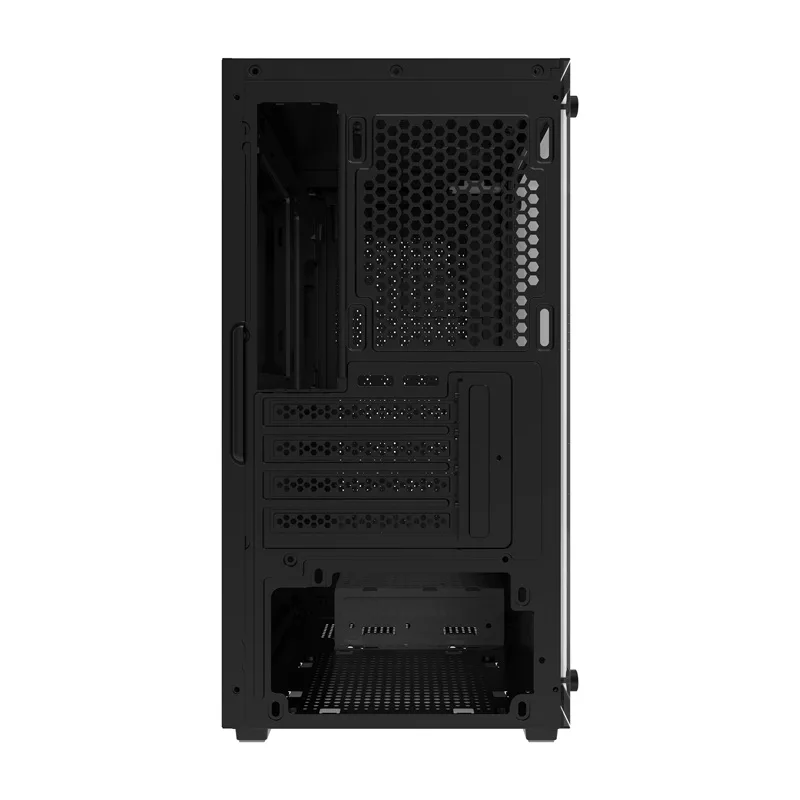 Darkflash M305 Mid-Tower κουτί υπολογιστή (μαύρο) - Χωρίς ανεμιστήρες