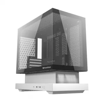 Darkflash F1 Mid Tower κουτί υπολογιστή Λευκό + 6 ανεμιστήρες ARGB