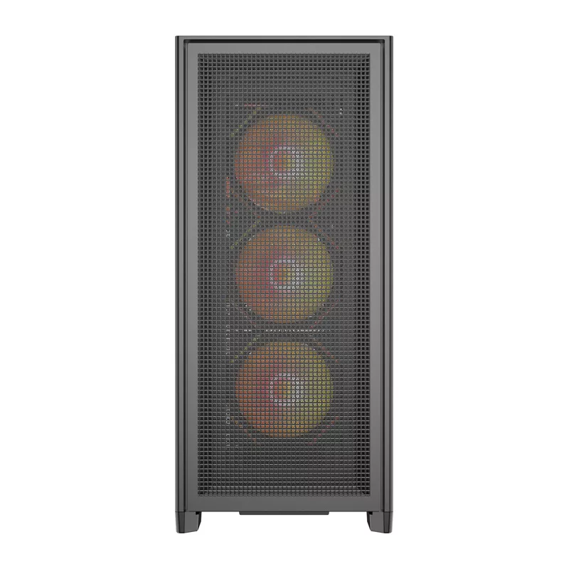 DarkFlash AIRNOVA κουτί υπολογιστή Big Tower, E-ATX, 3 ανεμιστήρες 120 mm, USB-C Gen2, μαύρο