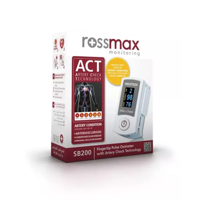 Rossmax SB200 Παλμικό οξύμετρο δακτύλου με Artery Check Technology