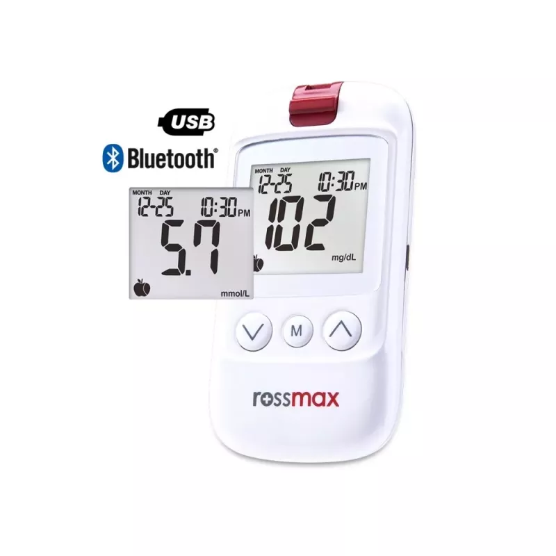 ROSSMAX HS200 BT Συσκευή μέτρησης γλυκόζης αίματος με Bluetooth