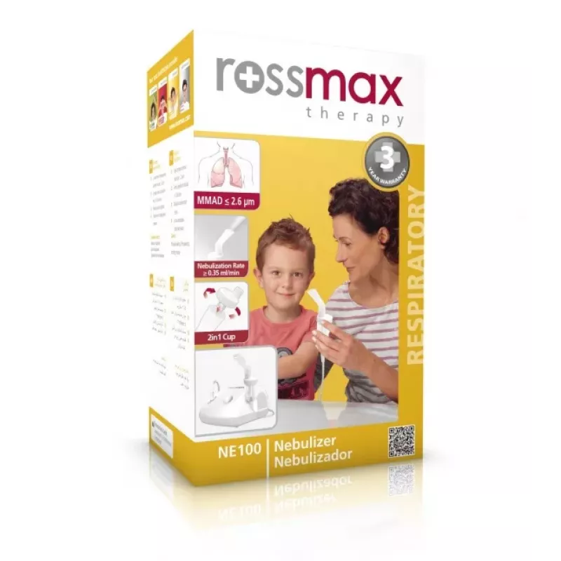 Rossmax Εμβολοφόρος νεφελοποιητής NE100