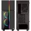 Aerocool Playa Midi-Tower, Tempered Glass - Μαύρο