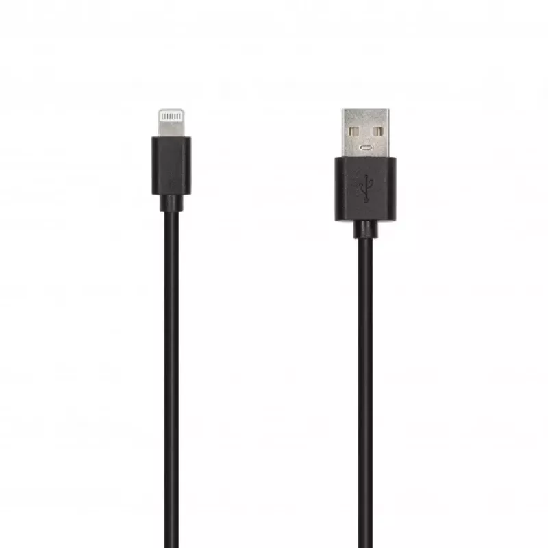 SEEK TOTI USB-A σε Lightning, 2m καλώδιο δεδομένων PVC 2A (non-MFI), Μαύρο