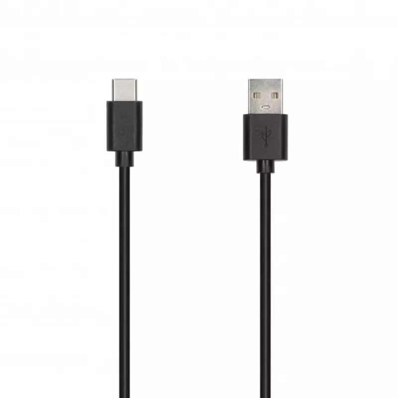SEEK TOTI Καλώδιο δεδομένων USB-A σε Type-C, 1m PVC 3A, Μαύρο
