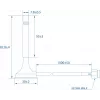 Teltonika Μαγνητική κεραία SMA Bluetooth 3 dBi 2,4 GHz