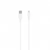 SEEK TOTI Καλώδιο δεδομένων USB-A σε Lightning, 1m PVC 2A (μη MFI), Λευκό