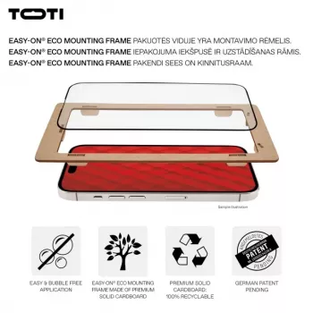 TOTI PREMIUM Premium Tempered Glass 3D Screen Protector Full Cover για Samsung Galaxy S24/S25