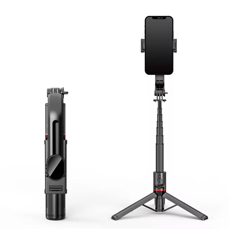 SEEK TOTI Selfie Stick με ελαφρύ στήριγμα τριπόδου L12-B, Μαύρο