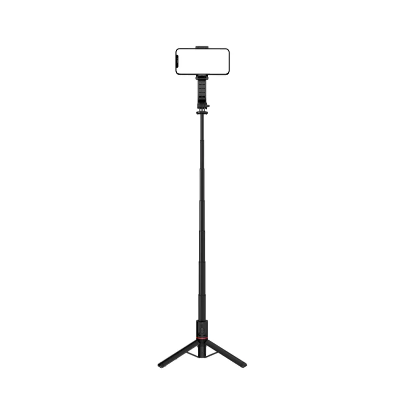SEEK TOTI Selfie Stick με ελαφρύ στήριγμα τριπόδου L12-B, Μαύρο