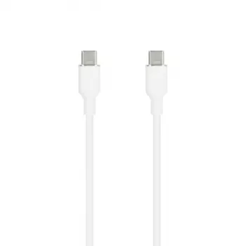 SEEK TOTI Καλώδιο USB-C σε USB-C σιλικόνης 1m 3A Λευκό