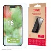 TOTI Tempered Glass 2D Screen Protector Full Cover για iPhone 16/15 Pro/15 Διαφανές
