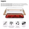 TOTI PREMIUM PREMIUM TEMPERED Screen Protector Glass 3D Full Cover για Apple iPhone 17/16 Pro