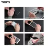TOTI PREMIUM Premium Tempered Glass Screen Protector 3D Full Cover για Apple iPhone 17 Pro Max