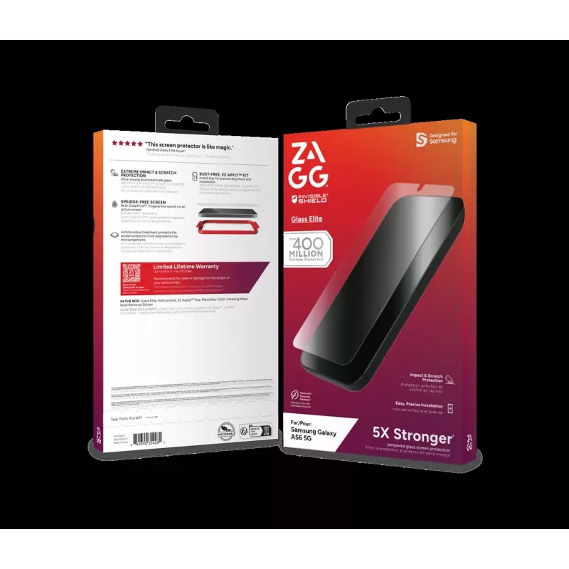 ZAGG Protection Bundle για Samsung Galaxy A56: Θήκη και προστασία οθόνης