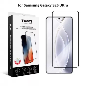 TOTI PREMIUM Tempered Glass 2.5D Screen Protector Full Cover για Samsung Galaxy S26 Ultra